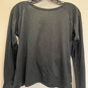 Fabletics black twist detail top